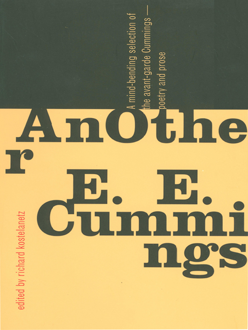 Title details for AnOther E.E. Cummings by E. E. Cummings - Available